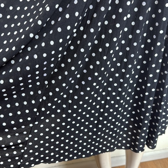 (T3)INC International Concepts Halterneck dress with black an white polka dots,M - Picture 5 of 13